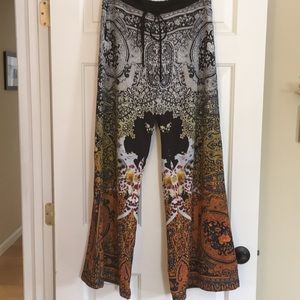 Clover Canyon Printed Wideleg Pants